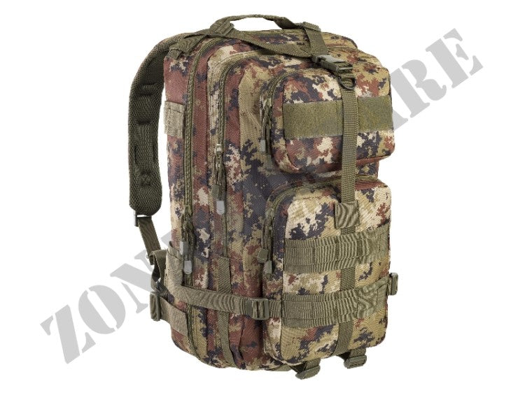 Zaino Tactical Backpack Hydro Compatible Defcon 5 Vegetato Italiano