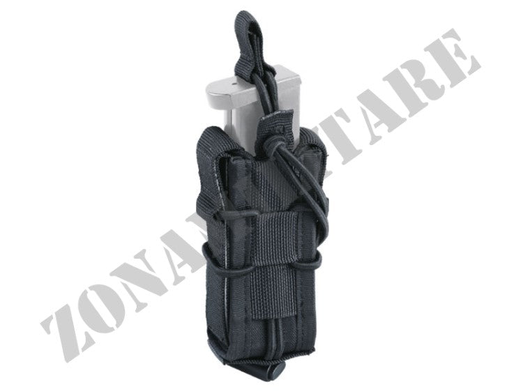 Porta Caricatore Single Pistol Pouch Defcon 5 Nero