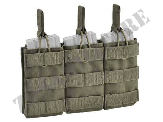 Porta Caricatori Triplo Sgancio Rapido M4 / Ak Defcon 5 Od Green