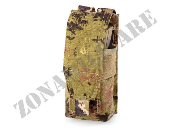 Porta Caricatore Singolo M4/Ak Pouch Defcon 5 Vegetato Italiano