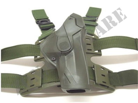 FONDINA COSCIALE CAMA LARGE THIGH KIT VERDE VEGA HOLSTER