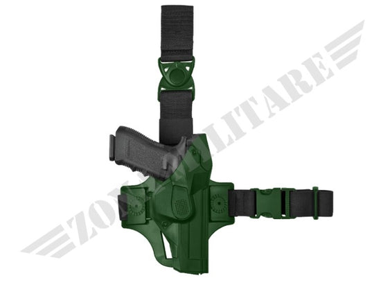 Fondina Cosciale Duty Cama Holster Thigh Kit Verde