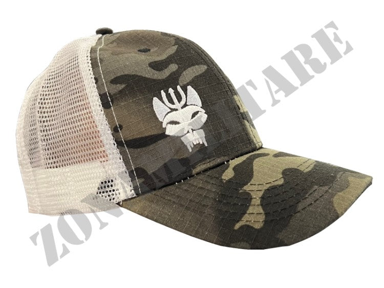 Cappello Bravo Team Con Retina Style Multicam Black & White D.C. Tactical