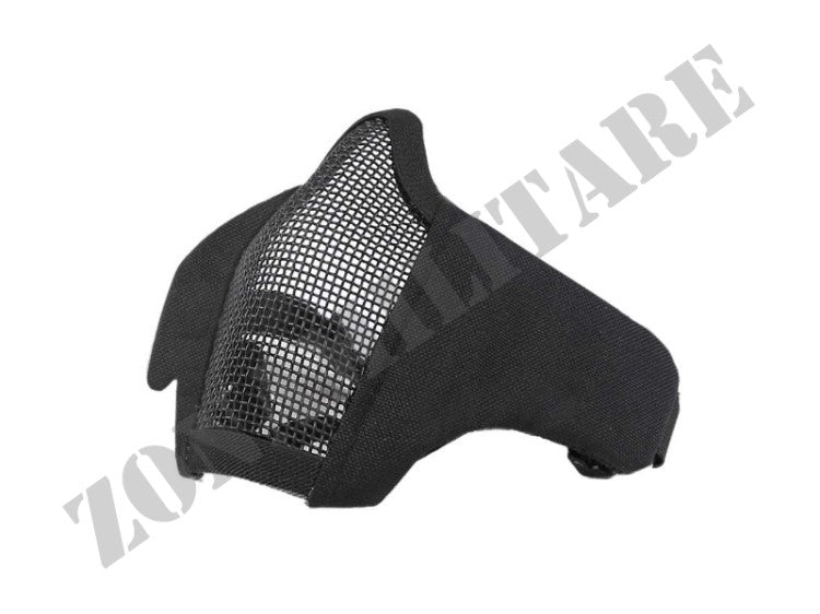 Maschera Protettiva A Rete Con Cinghie Black