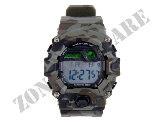 Orologio Digital Tactical Watch Camo Delta Tactics