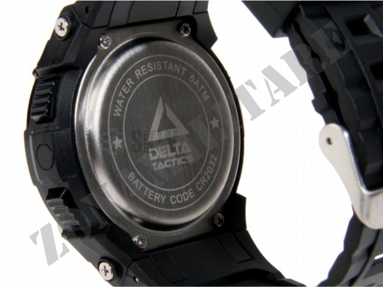 Orologio Tactical Watch With Pedometer Black Delta Tactics