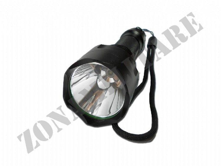 Torcia Hunterseye 250 Lumens Con Batteria/Carica Batteria