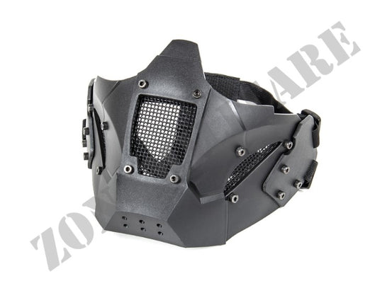 Evolution Iron Mask Double Belt + Fast Helmet Mount Black