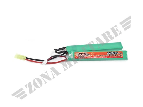 Batteria Lipo 7,4V 2000Mah 15C Double Fkb