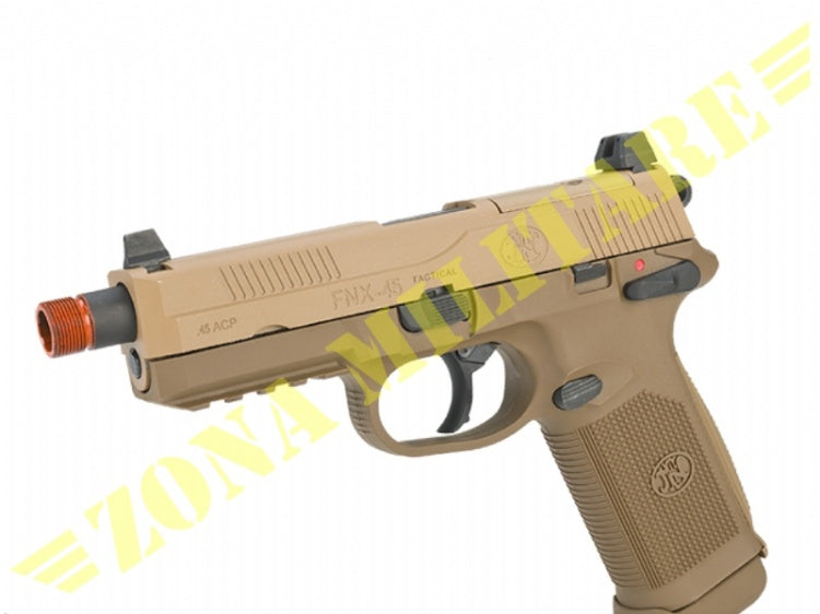 Pistola A Gas Fn Fnx45 Tactical Blowback Gas Tan