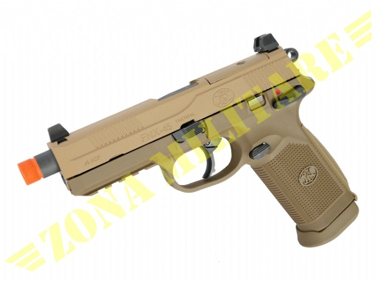 Pistola A Gas Fn Fnx45 Tactical Blowback Gas Tan