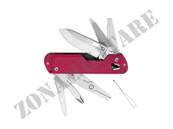 Multifunzione Free T4 Crimson Leatherman 12 Utensili