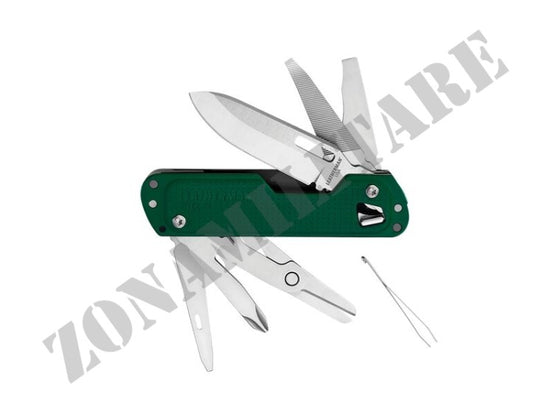 Multifunzione Free T4 Evergreen Leatherman 12 Utensili