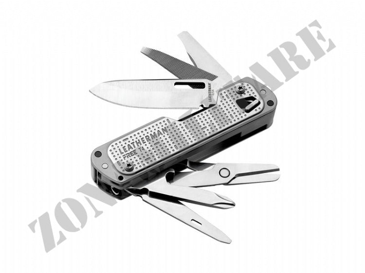 Multifunzione Free T4 Steel Leatherman 12 Utensili