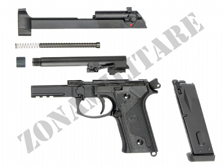 Pistola Sr9A3 Dual Powered Gas Black Version Src