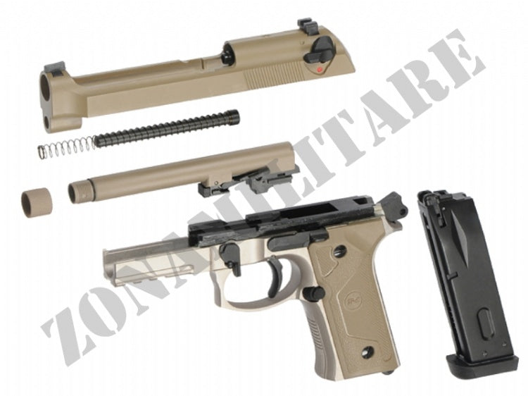 Pistola Sr9A3 Dual Powered Gas Desert Version Src