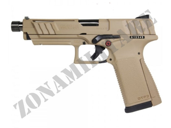 Pistola G&G Gbb Gtp9 Scarrellante Colore Desert Tan