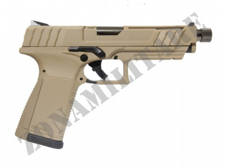 Pistola G&G Gbb Gtp9 Scarrellante Colore Desert Tan