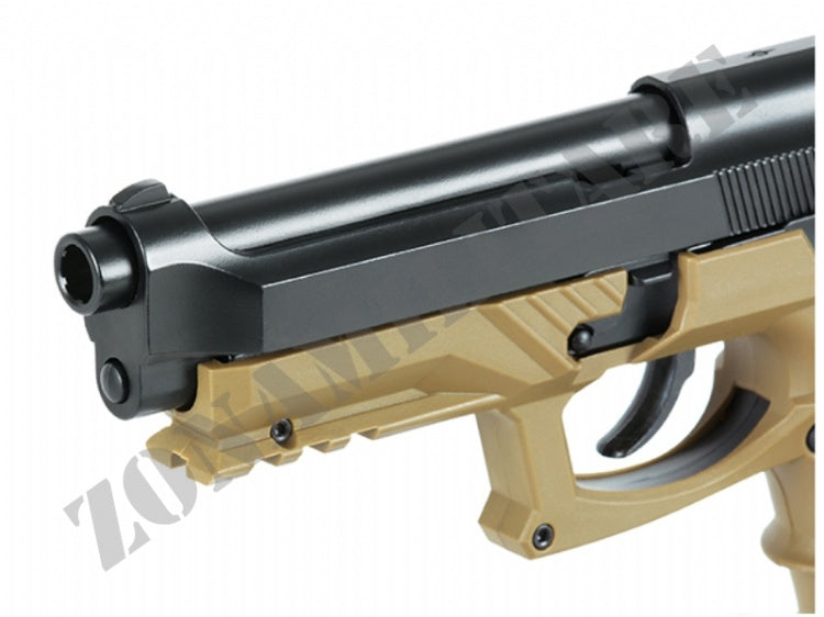 Pistola Hg-173 Full Auto Co2 Metal Colore Tan Hfc