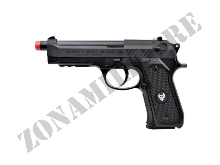 Pistola Hfc Hg-126 Abs Scarrellante Gas Nera