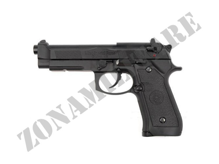 Pistola Hfc Hg-190 Metal E Abs Scarrellante Gas Nera