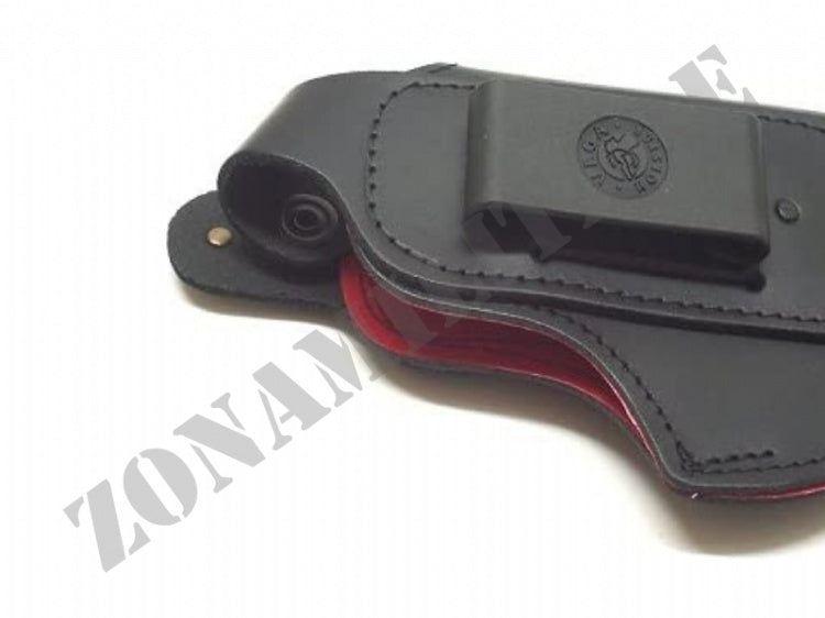 FONDINA INTERNA 4 USI IN PELLE DA CINTURA NERA VEGA HOLSTER