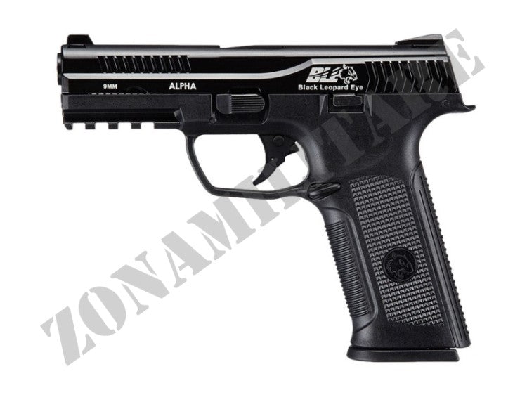 Pistola Ics Ble-001-Sb Alpha Gas Blowback Black