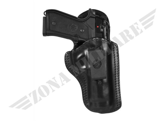 Fondina In Cuoio Sformato Per Arma Corta Nera Vega Holster