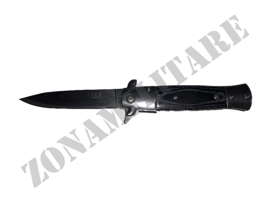 Coltello Richiudibile Jkr Inox Con Manico Dark Wood