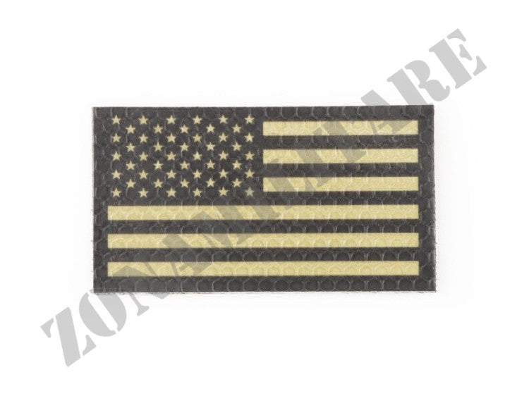 Ir Patch Usa Flag Left Tan