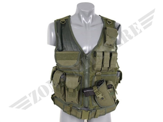 Tactical Vest Colorazione Olive 8 Fields