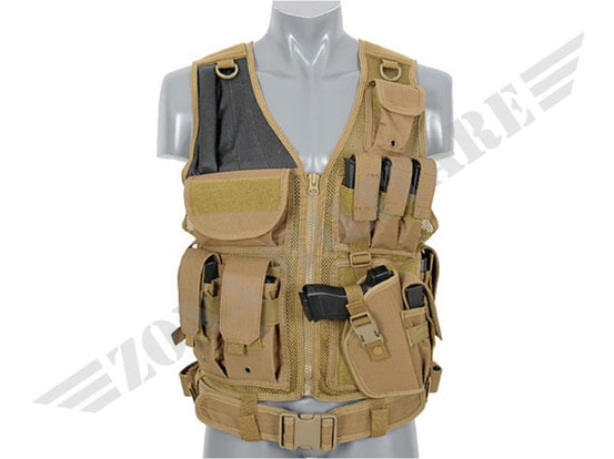 Tactical Vest Colorazione Coyote Tan 8 Fields