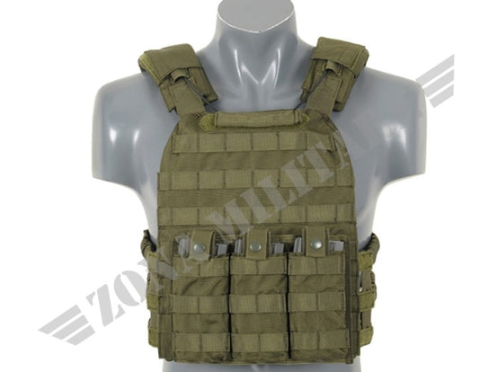 First Defense Plate Carrier Olive Version 8 Fields