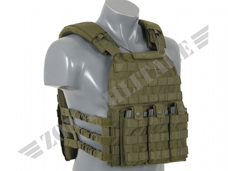 First Defense Plate Carrier Olive Version 8 Fields