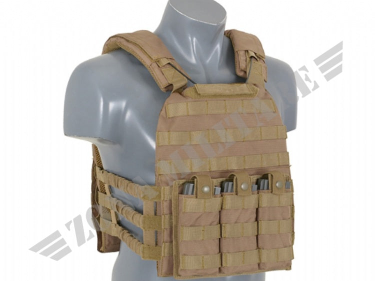 First Defense Plate Carrier Tan Version 8 Fields