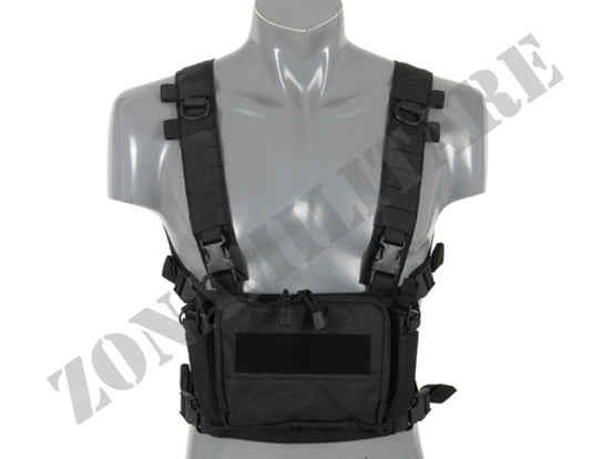 Tattico Compact Multi-Mission Chest Rig Black 8 Fields