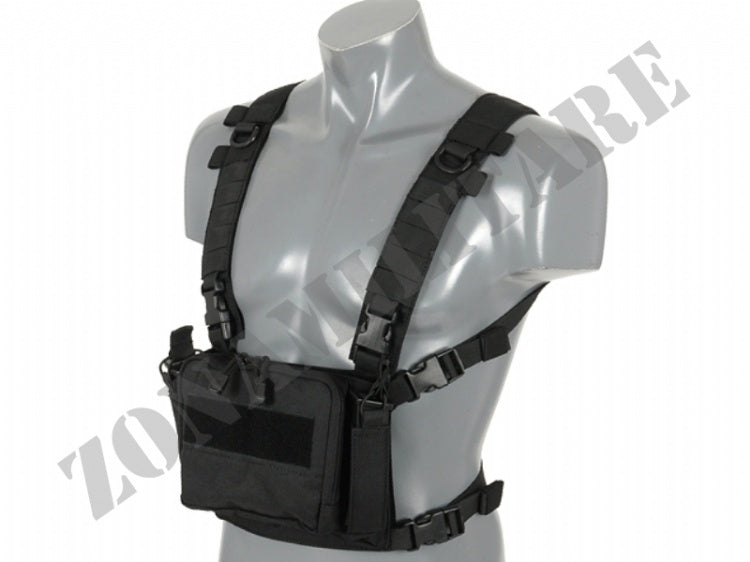 Tattico Compact Multi-Mission Chest Rig Black 8 Fields