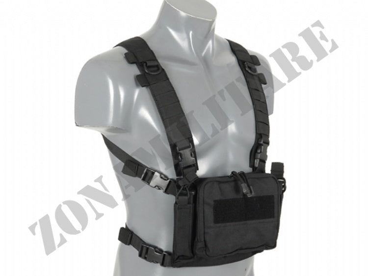 Tattico Compact Multi-Mission Chest Rig Black 8 Fields