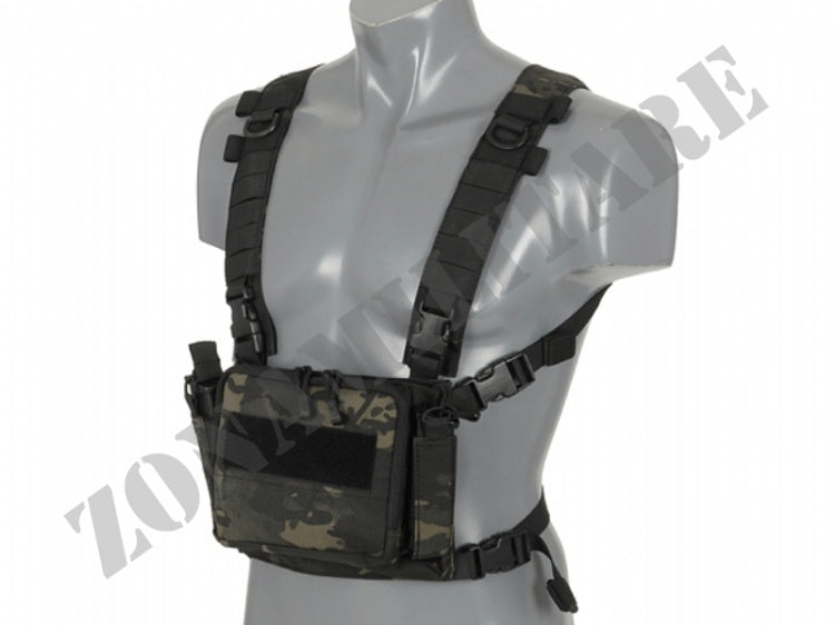 Tattico Compact Multi-Mission Chest Rig Multicam Black 8 Fields