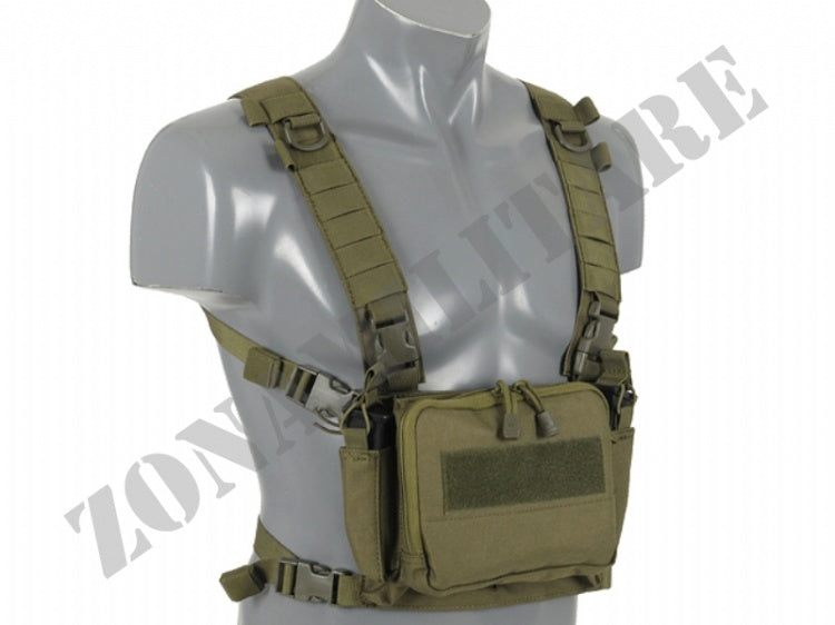 Tattico Compact Multi-Mission Chest Rig Od Green 8 Fields