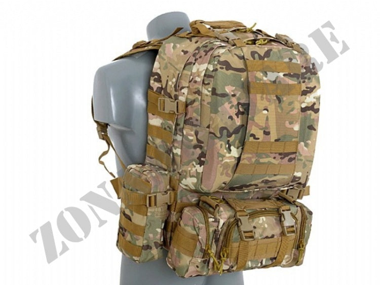 Zaino 3-Day 60 Litri Assault Pack Multicam Od 8 Fields