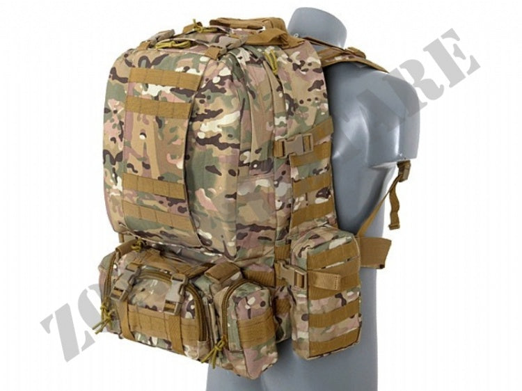 Zaino 3-Day 60 Litri Assault Pack Multicam Od 8 Fields