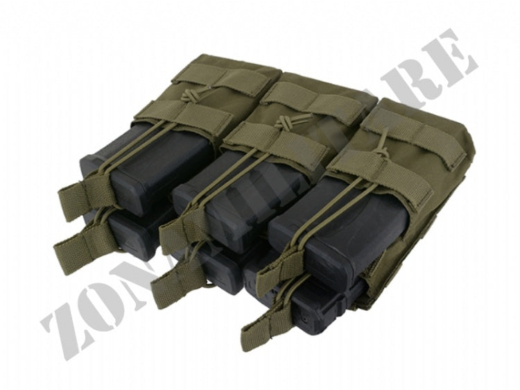 Porta Caricatori A 6 Postazioni M4/M16/Ar-15 Od Green 8 Fields