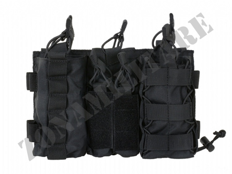 PANNELLO BUCKLE UP  Multi-Mission Molle Front Panel 5.56/Cal.12 NERO 8 FIELD