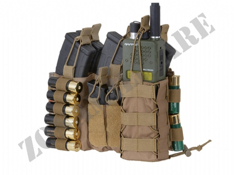 PANNELLO BUCKLE UP Multi-Mission Molle Front Panel 5.56/Cal.12 Coyote 8FIELD