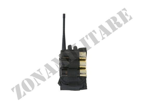 Tasca Porta Radio Con Porta Cartucce Cal.12 Black 8 Fields