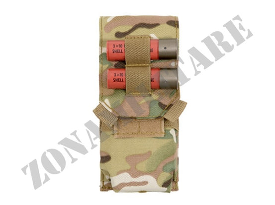 Porta 2 Caricatori 5.56Mm/Cal.12 Magazine Loops Multicam 8 Fields