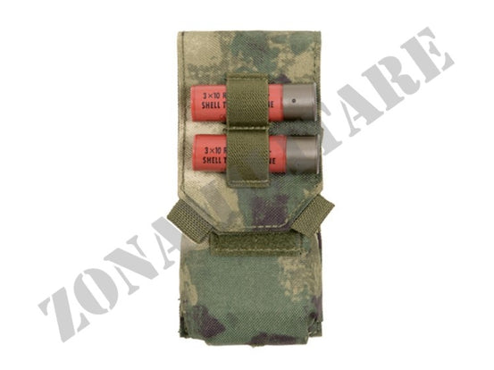 Porta 2 Caricatori 5.56Mm/Cal.12 Magazine Loops Foliage Green 8 Fields