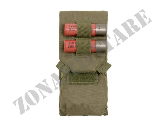 Porta 2 Caricatori 5.56Mm/Cal.12 Magazine Loops Od Green 8 Fields