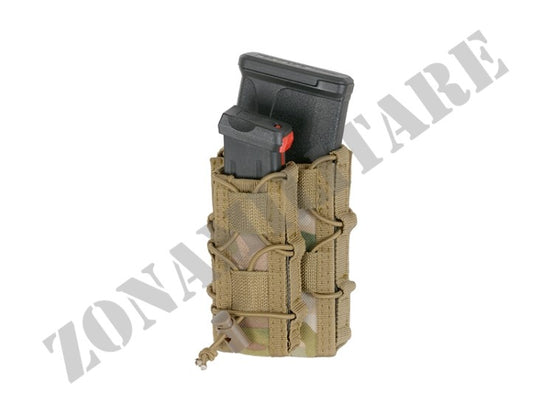 Belt Mounted Combo Rifle/Pistol Mag Speed Pouch Multicam 8 Fields